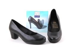 Zapato señora piel tacón bajo cómodo