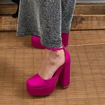 zapato fucsia fiesta casual