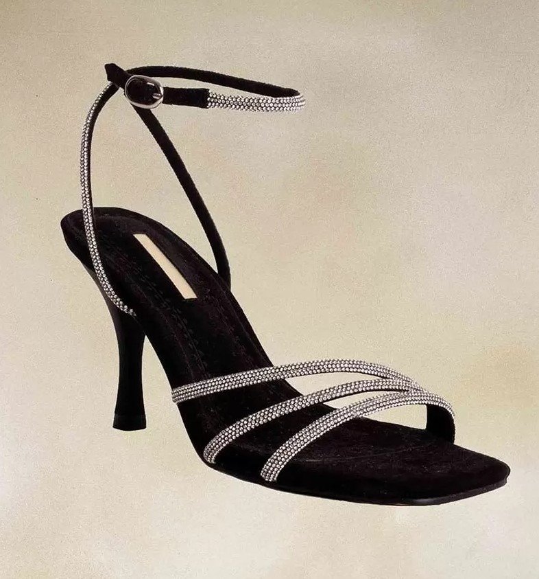 Sandalia Fiesta-Casual con strass
