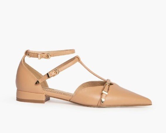 Mary Jane color beige