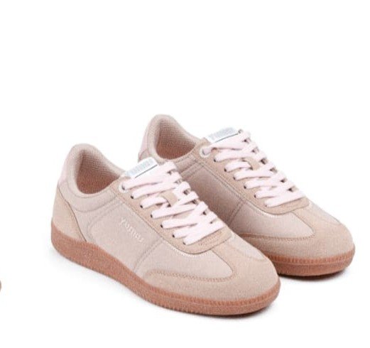Yumas sneaker mujer con corte serraje