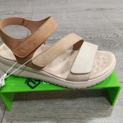 Sandalia Amarpies combi cuero
