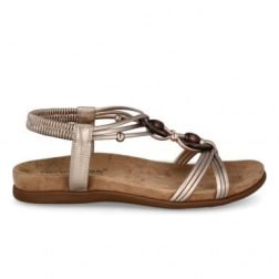 Sandalia Amarpies Platino