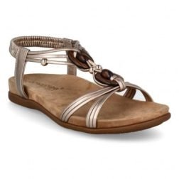 Sandalia Amarpies Platino