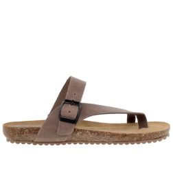 Sandalia mujer piel Taupe